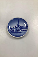 Royal Copenhagen 2010 Plaquette Nr. 51 Nakskov Chr. X Reiter Statue Maßnahmen 8cm / 3,15 Zoll