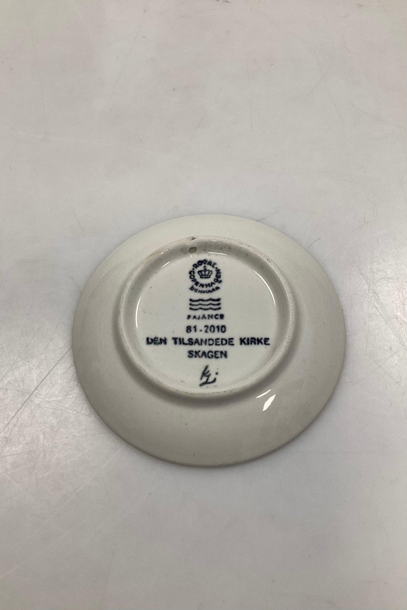 Royal Copenhagen 2010 Plaquette No. 81 - The Sanded Church, Skagen