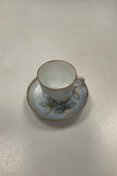 Tidlig Royal Copenhagen Art Nouveau Kop og underkop No 4