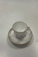 Tidlig Royal Copenhagen Art Nouveau Kop og underkop No 12