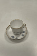 Tidlig Royal Copenhagen Art Nouveau Kop og underkop No 10