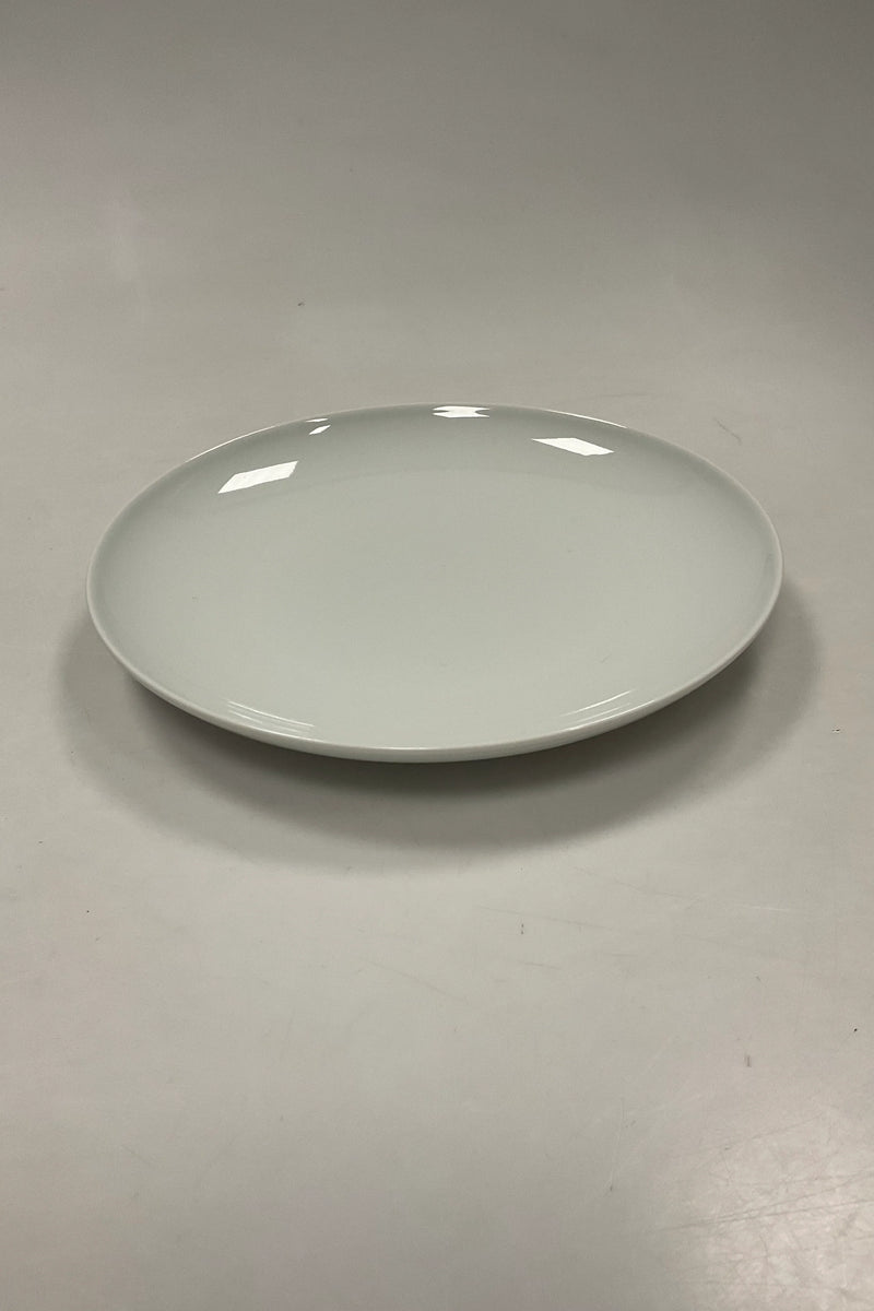 Bing og Grøndahl middagstallerken i hvid uden dekoration No. 325