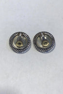 Georg Jensen Sterling Sølv Øreringe No 85. Clips