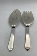 Georg Jensen Sterling Sølv Pyramide Fiskeanrettersæt No 231