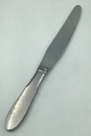 Georg Jensen Mitra Mat Stainless Dining knife ショートハンドル、ロングブレード、カッティングエッジ付き。