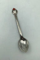 埃瓦尔德-尼尔森银质咖啡勺配红石