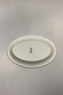 Royal Copenhagen Ursula oval Tallerken i Hvid No. 621