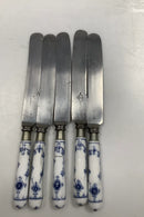5 Royal Copenhagen Blue Fluted Plain Knives (defective) Measures 26 cm / 10.24 inch