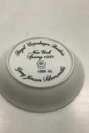 Royal Copenhagen Blue Flower bowl New York 1981