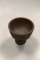 L. Hjort Bornholm Keramik Skål som døbefont No. 366