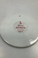 Bjørn Wiinblad: Rød Juni platte fra Nymølle - ROSER