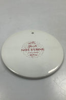 Bjørn Wiinblad: Red July plate from Nymølle - NOCTURNE