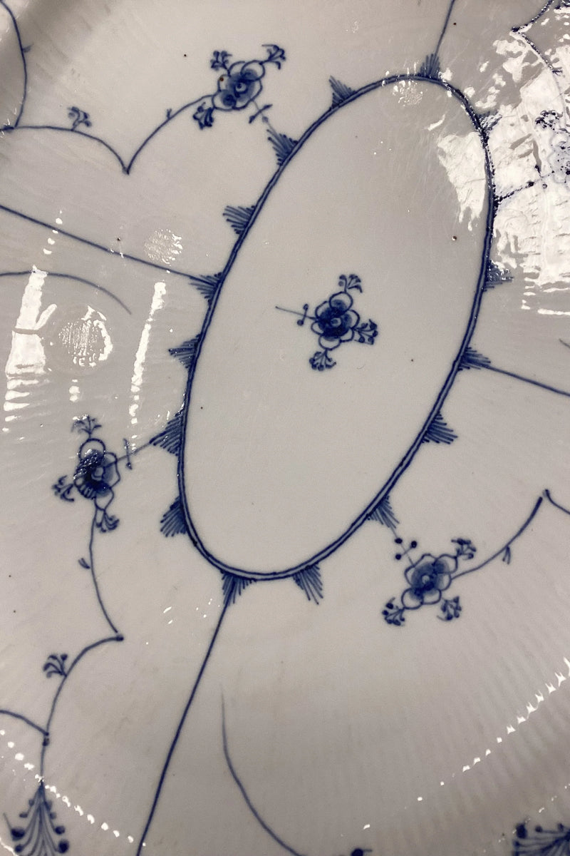 Royal Copenhagen Musselmalet Riflet Antik Fad