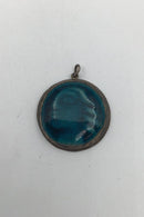 Royal Copenhagen / A Dragsted Porcelæn / Vergoldeter Silber-Anhänger