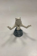 Royal Copenhagen Good Luck Frogs Figur - Hvid Frø No. 558