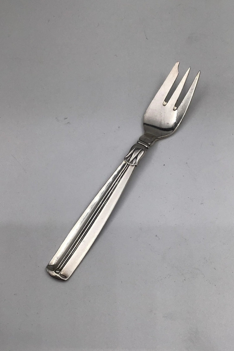 Horsens Sølv Sølv Lotus Kagegaffel