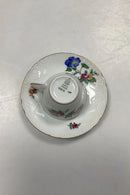 Bing og Grøndahl Saksisk Blomst, Hvid Kaffe-og underkop No. 108B