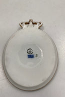 Royal Copenhagen Silhouette Flora Danica Royalty plate King Christian IX No RC-S1.