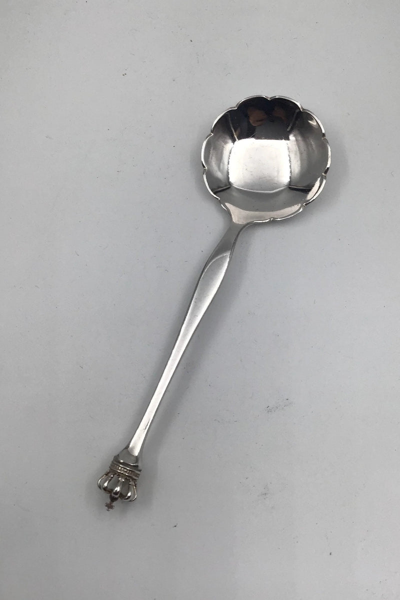 デンマーク王冠 DGSスターリングシルバー製シュガースプーン