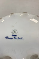 Royal Copenhagen Unika Vase af Anne Fribert med sydlandsk landskab og firben