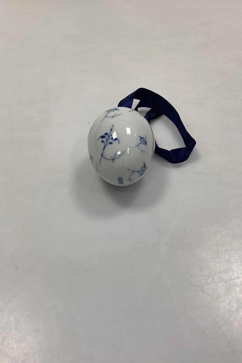 Royal Copenhagen Musselmalet Riflet Påskeæg - Palmette 2005