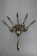 Frigast Sterling Sølv/Emalje Skeer (5+1)