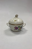 Bing og Grøndahl Saksisk Blomst, Creme Stor Sukkerskål No. 94