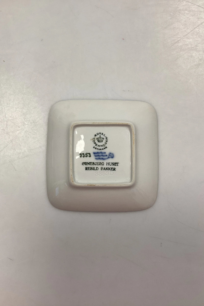 Royal Copenhagen Skål og askebæger No. 3353 Ørnebjerg Huset