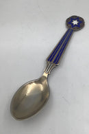 Grann og Laglye Sterling Sølv Emalje Juleske 1954