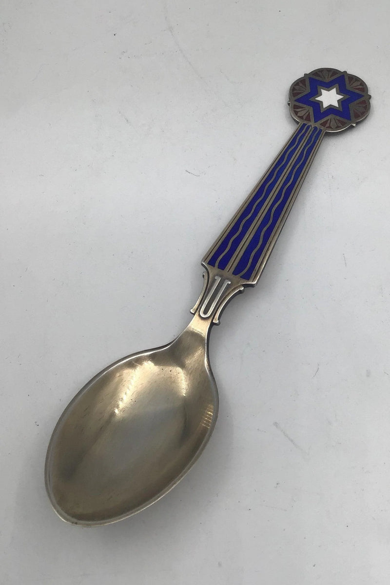 Grann og Laglye Sterling Sølv Emalje Juleske 1954