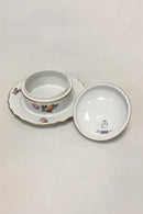 Royal Copenhagen Let Saksisk Blomst Smørskål No 1503