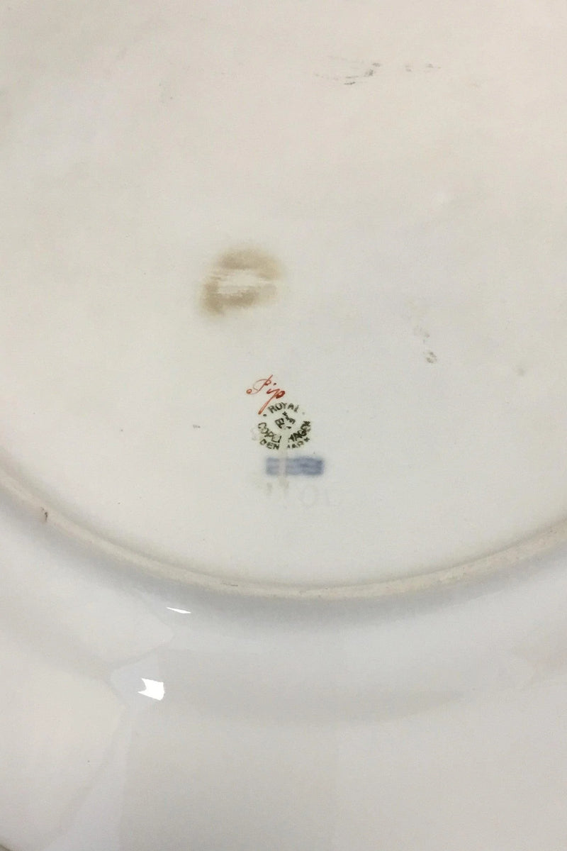 Royal Copenhagen Bellis og Følfod Stort ovalt fad No 9010