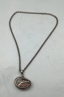 Jacob Hull Buch + Deichmann Forsølvet Halskæde og Vedhæng