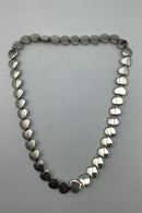 Hans Hansen Sterling Sølv Hjerte-Halskæde