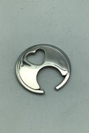 Georg Jensen Sterling Sølv Hjerte Nøglering No. 422 Andreas Mikkelsen