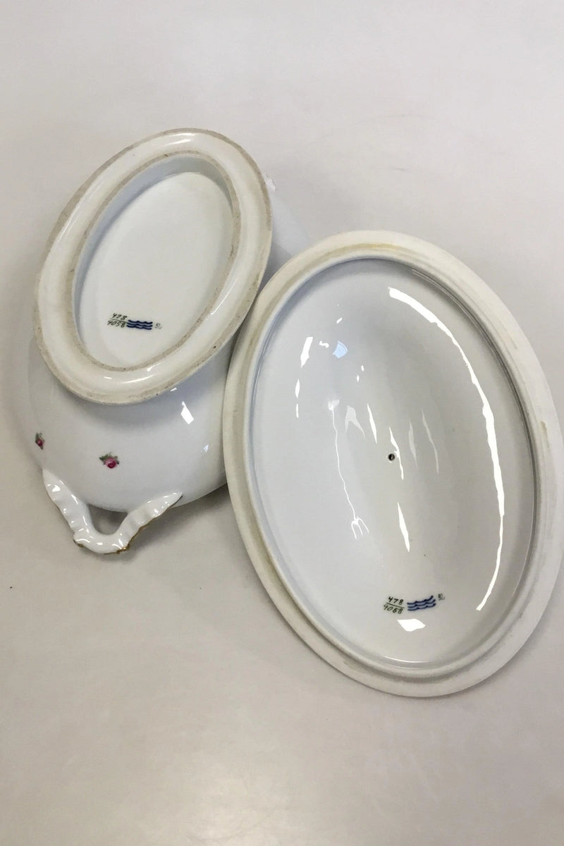 皇家哥本哈根套装第478号玫瑰花环与金质椭圆餐具 No 9058