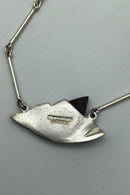 Lapponia Sterling Sølv Ibenholt Halskæde Björn Weckström