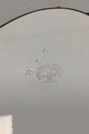 德国Bayerische Metall Fabrik BMF公司，带金属边缘的蓝色彩绘瓷器托盘