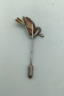 Georg Jensen Sterling Sølv/Guld Broche/Pin 2003 Isabell Kristensen