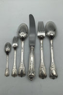 A. Michelsen Sterling Sølv Rosenborg Bestiksæt til 6 Personer (36 dele)