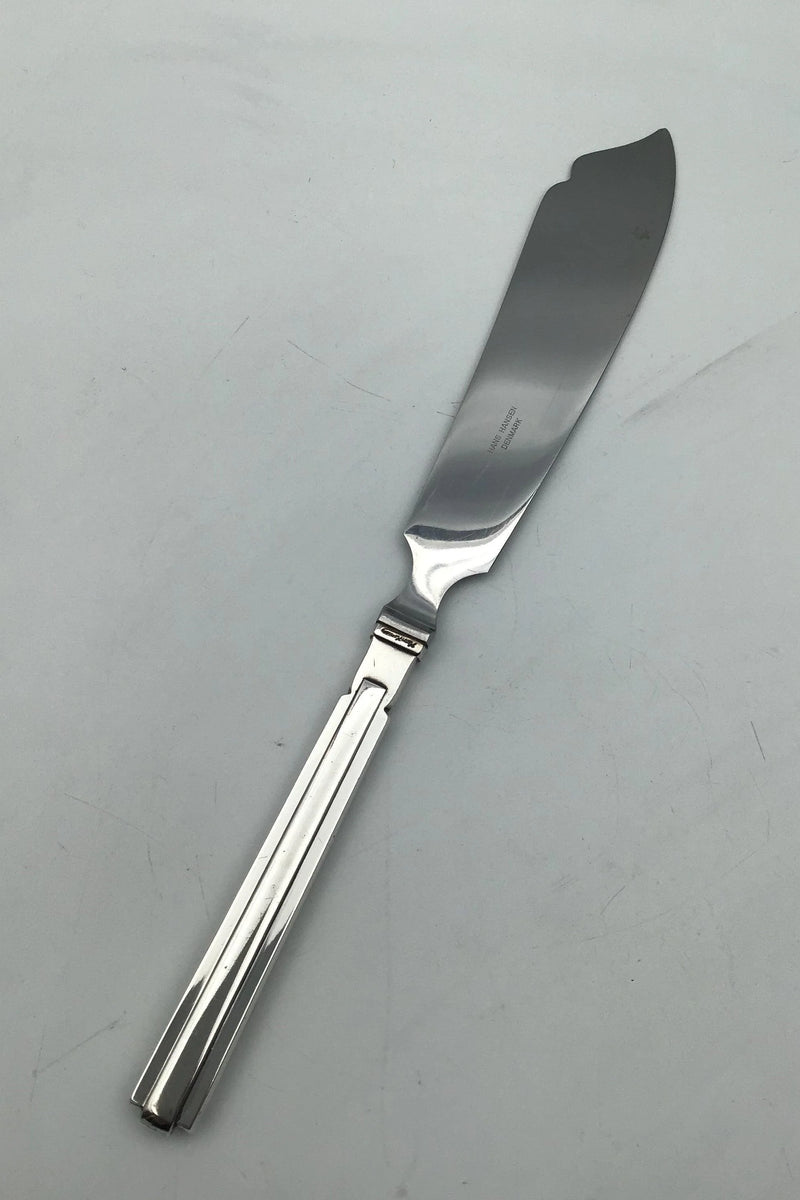 Hans Hansen Arvesølv No 18 Sterling Sølv Lagkagekniv