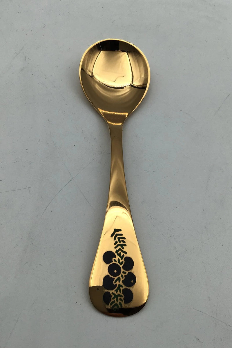 Georg Jensen Årsske 2002 forgyldt Sterling Sølv med emalje