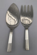 Georg Jensen Sterling Sølv Bernadotte Fiskeserveringsbestik No. 231 A+B