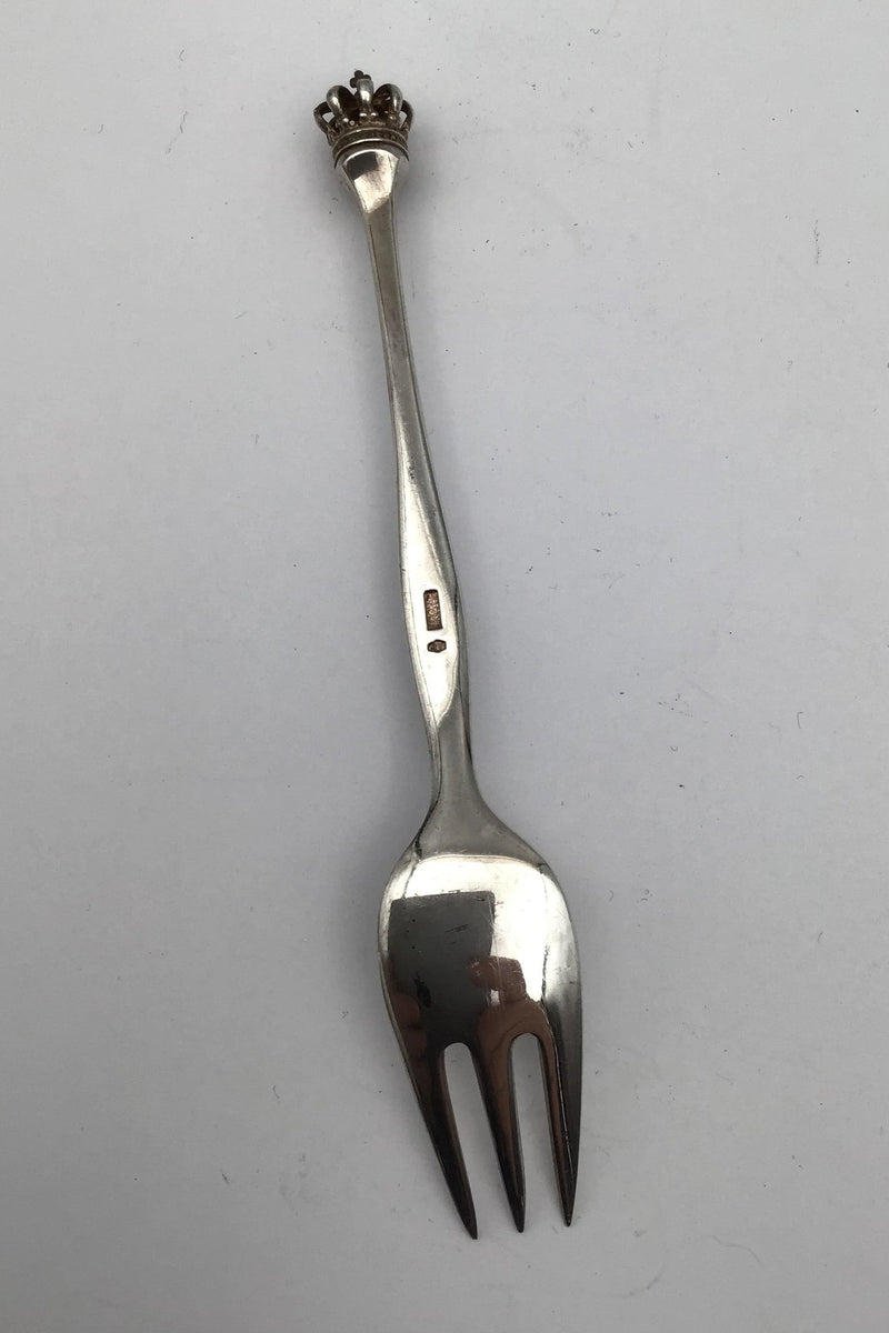 Danish Crown DGS Sterling Silver Cake Fork