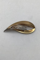 Viggo Wollny Brosche aus 14 K Gold mit Diamanten