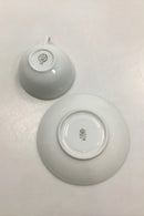 Bing & Grøndahl Elegance, Hvid Thekop med underkop No 473