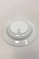 Royal Copenhagen Blauer geriffelter tiefer Teller Nr. 604