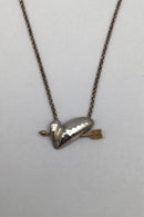 Georg Jensen Sterling Sølv/Guld Vedhæng 2003 Isabell Kristensen