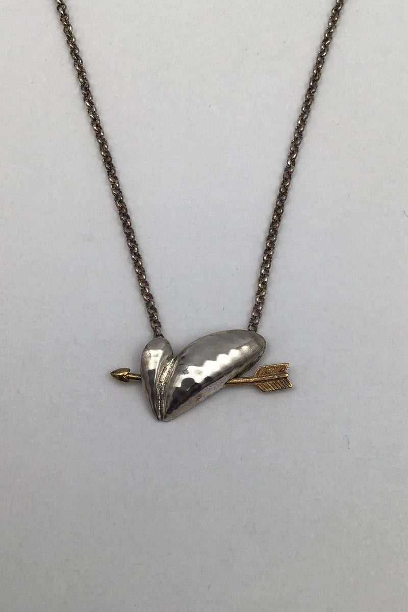 Georg Jensen Sterling Sølv/Guld Vedhæng 2003 Isabell Kristensen