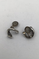 Georg Jensen Sterling Sølv Hjerte Øreringe (Clips) 2002 - Regitze Overgaard